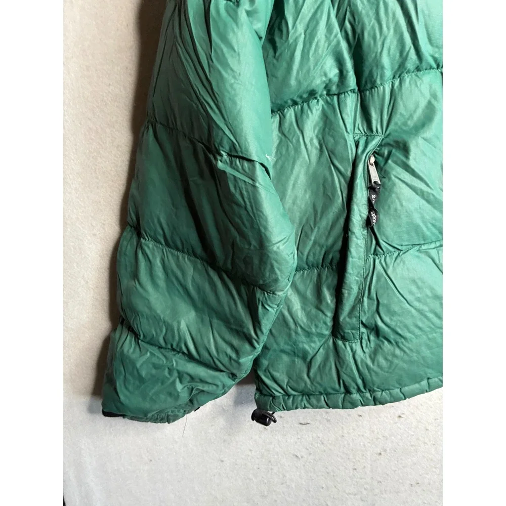 The North Face Nuptse 700 Down Puffer Jacket Green Black NF002YO Mens Xxl